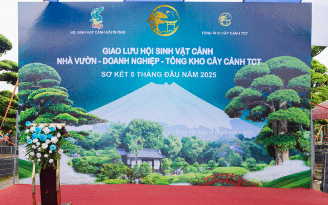 Chương trình “Giao lưu Hội Sinh vật cảnh Tp Hải Phòng— Nhà vườn — Doanh nghiệp”, kết hợp Họp Ban Chỉ Huy mở rộng sơ kết hoạt động Hội 6 tháng đầu năm 2025 do TCT trực tiếp tổ chức.